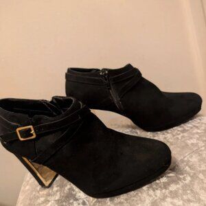 New Look Black Heeled Boots